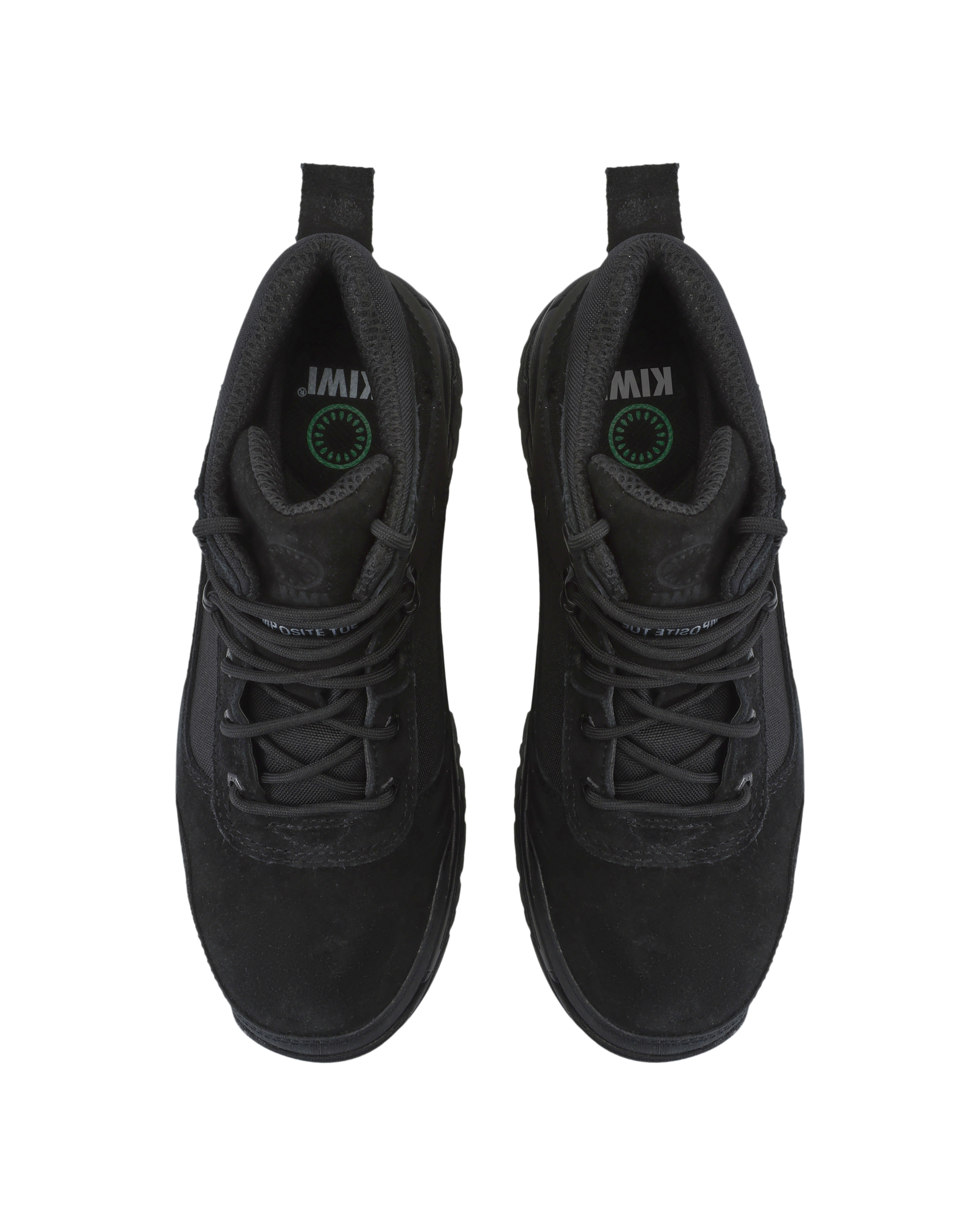 Kiwi Trek Black Suede/Nylon 5" Composite Toe Water Resistant Work Boots [R68600]