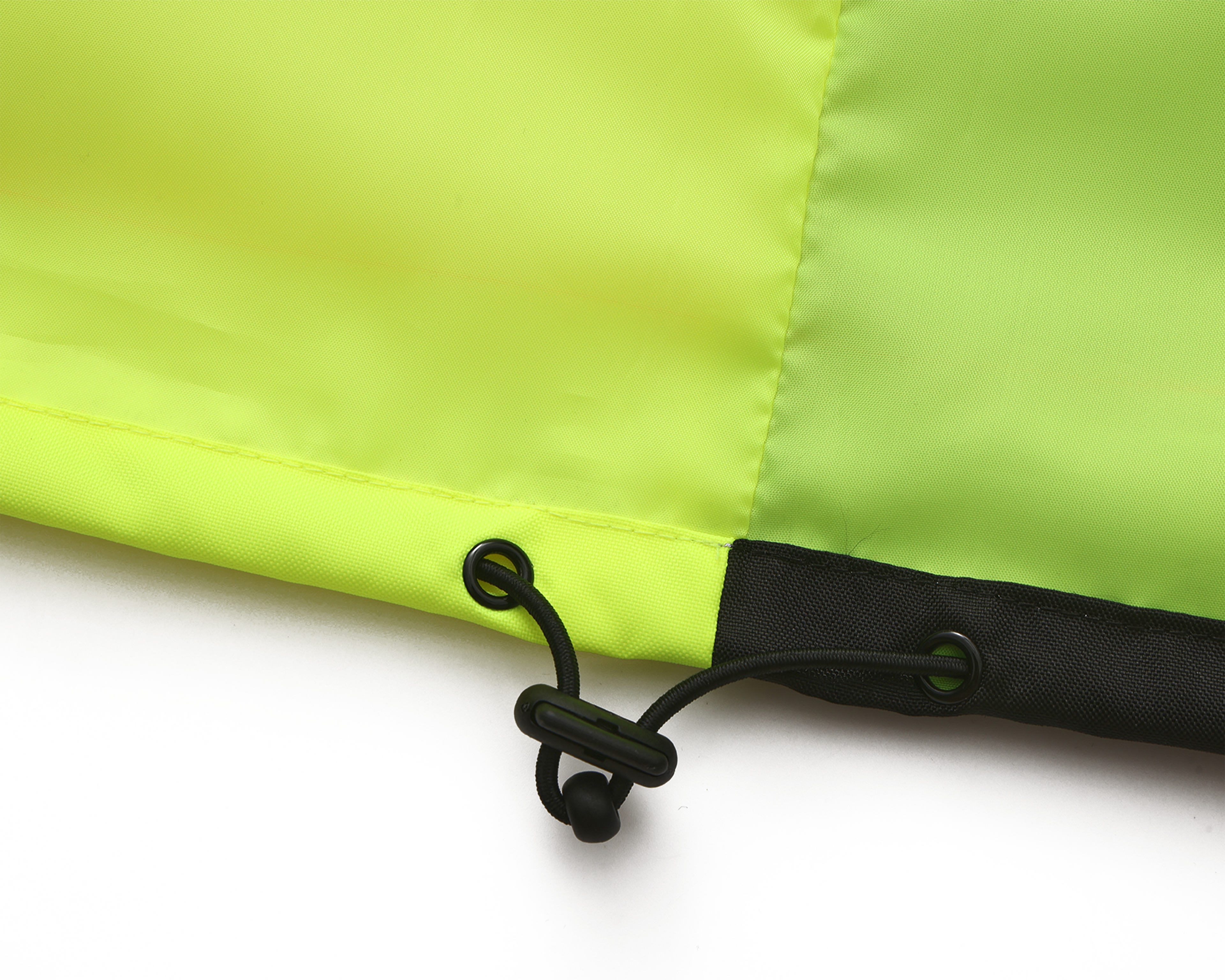 Kiwi High Visibility 3-in-1 Hooded & Fleece Lined ANSI/ISEA 107-2020, Type R, Class 3 Two Tone, Contrast Trimmed Water Resistant Neon Safety Jacket [R71500]